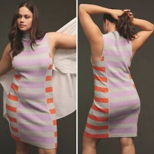 NWT Anthropologie Sleeveless Mock-Neck Sweater Dress | 1X